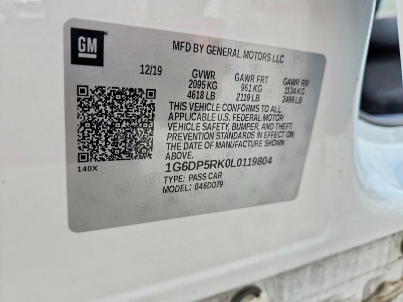 Aukcja sprzedaży 2020 Cadillac Ct5, vin: 1G6DP5RK0L0119804, numer aukcji: 48293156