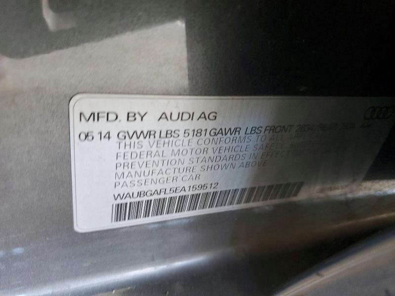 Продаж на аукціоні авто 2014 Audi S4, vin: WAUBGAFL5EA159512, номер лоту: 47516596