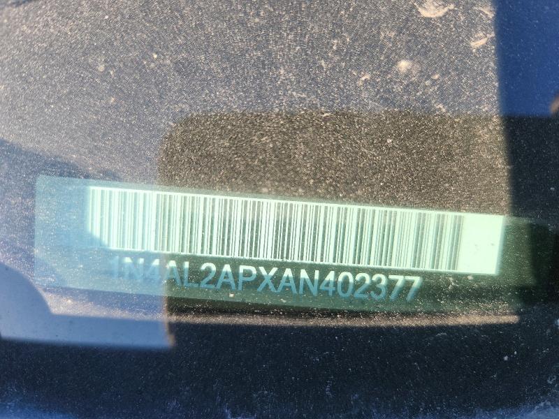47077496 :رقم المزاد ، 1N4AL2APXAN402377 vin ، 2010 Nissan Altima مزاد بيع