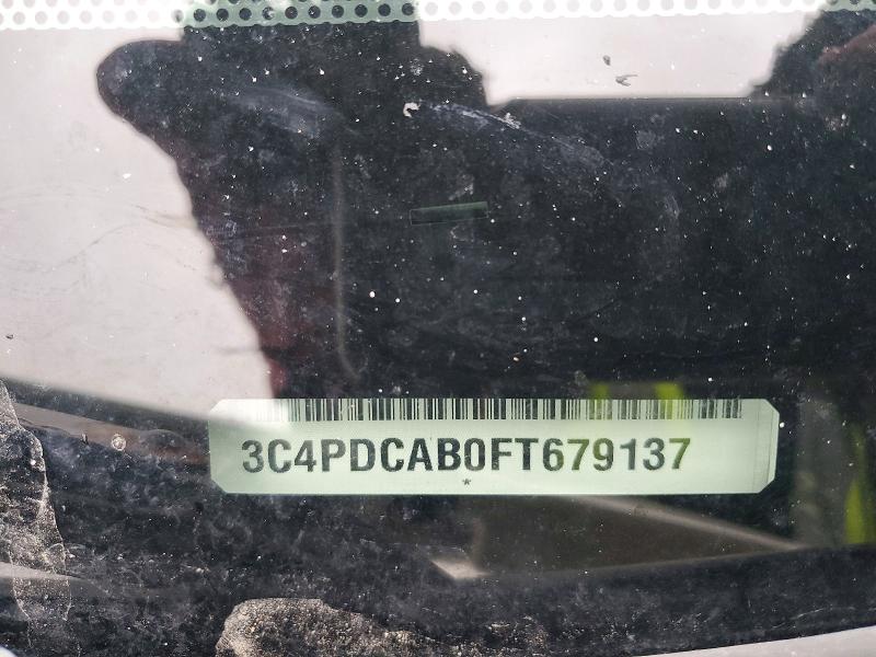 2015 Dodge Journey მანქანა იყიდება აუქციონზე, vin: 3C4PDCAB0FT679137, აუქციონის ნომერი: 45501476