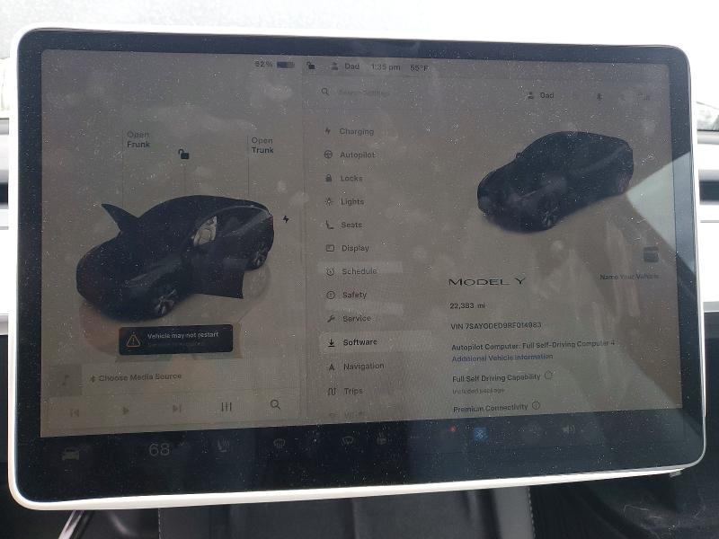 Auction sale of the 2024 Tesla Model Y, vin: 7SAYGDED9RF014983, lot number: 79826345