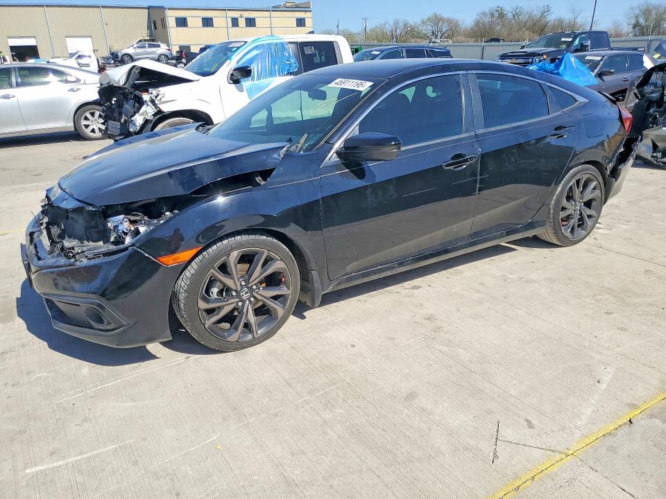 Auction sale of the 2019 Honda Civic, vin: 19XFC2F81KE051527, lot number: 46911196