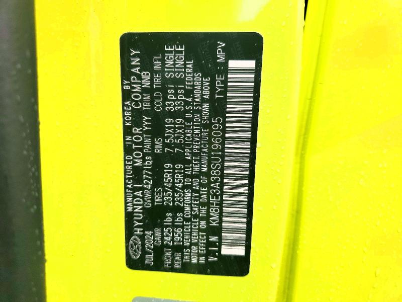 2025 Hyundai Kona მანქანა იყიდება აუქციონზე, vin: KM8HE3A38SU196095, აუქციონის ნომერი: 79703415