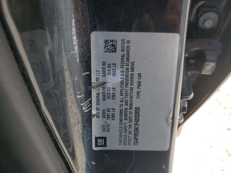 Продаж на аукціоні авто 2015 Buick Verano, vin: 1G4PR5SK1F4202858, номер лоту: 46138116