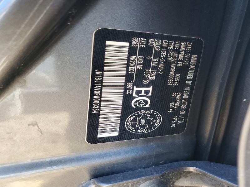 47534316 :رقم المزاد ، JN1BJ1AV0PW000354 vin ، 2023 Nissan Qashqai مزاد بيع