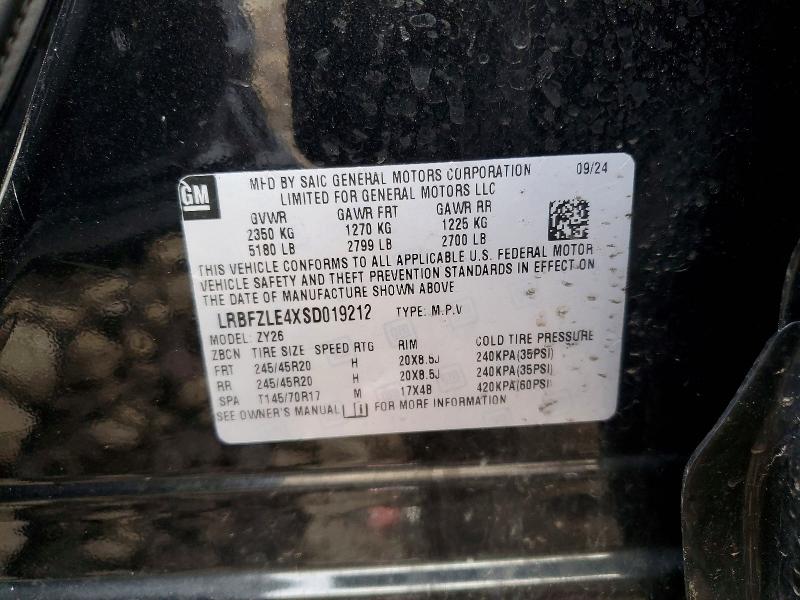 Продажа на аукционе авто 2025 Buick Envision, vin: LRBFZLE4XSD019212, номер лота: 46423326
