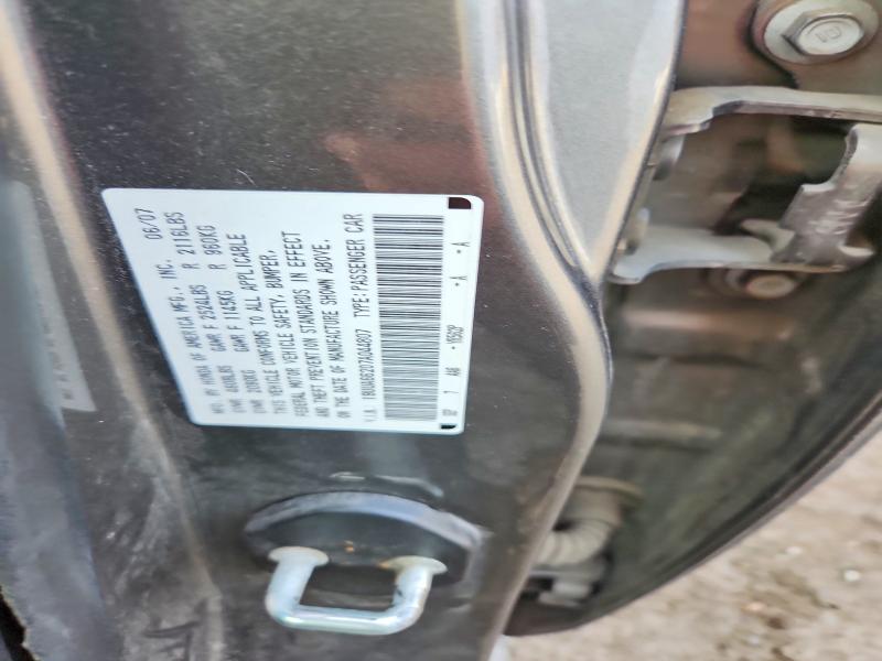 2007 Acura Tl მანქანა იყიდება აუქციონზე, vin: 19UUA66207A044807, აუქციონის ნომერი: 41748306