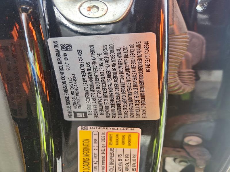 Aukcja sprzedaży 2020 Gmc Sierra, vin: 1GT49REY5LF148544, numer aukcji: 48291696