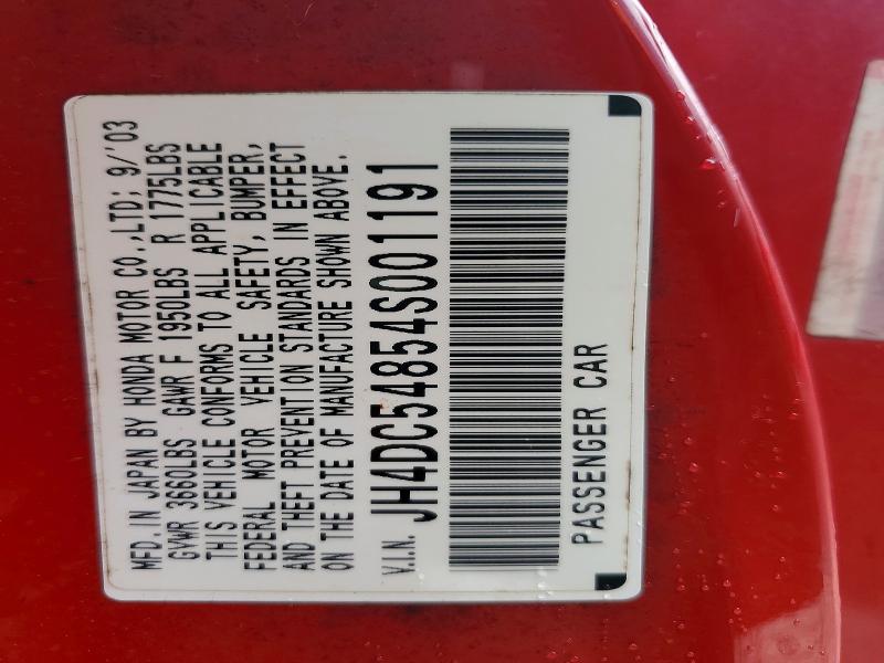 Aukcja sprzedaży 2004 Acura Rsx, vin: JH4DC54854S001191, numer aukcji: 47086096