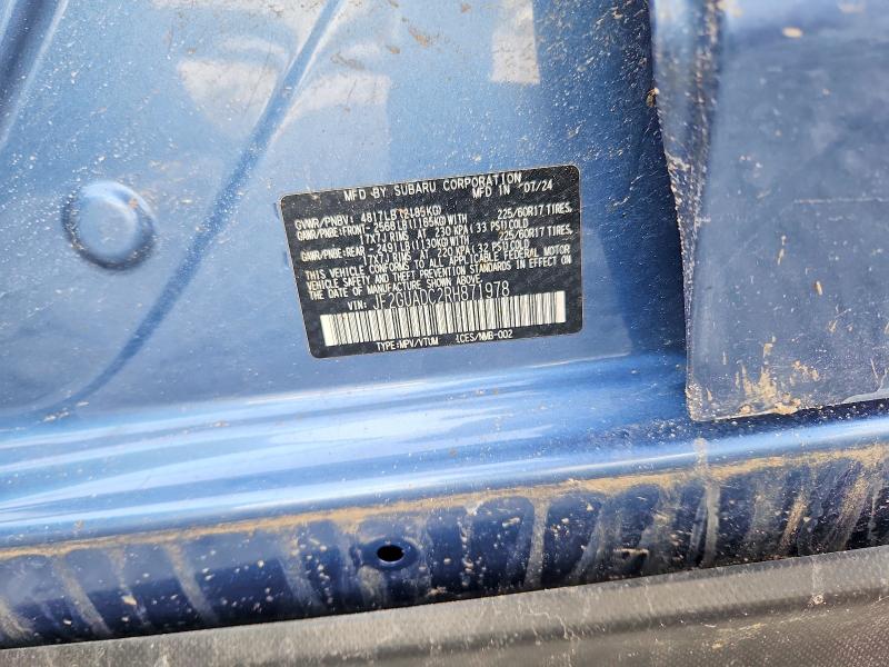 Aukcja sprzedaży 2024 Subaru Crosstrek, vin: JF2GUADC2RH871978, numer aukcji: 47104726