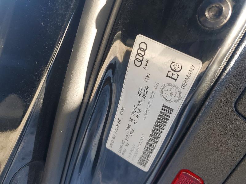 75395435 :رقم المزاد ، WAUENAF44JA162407 vin ، 2018 Audi A4 مزاد بيع