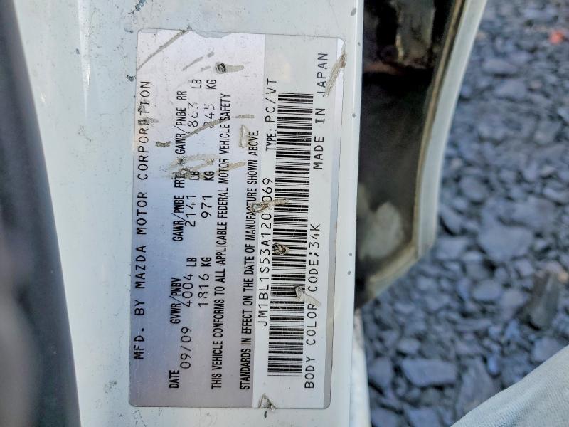 Продаж на аукціоні авто 2010 Mazda 3, vin: JM1BL1S53A1207069, номер лоту: 41945666