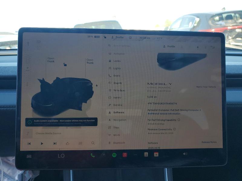 Aukcja sprzedaży 2026 Tesla Model Y, vin: 7SAYGDEEXTA458774, numer aukcji: 46494546