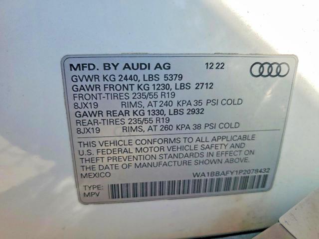 Aukcja sprzedaży 2023 Audi Q5, vin: WA1BBAFY1P2078432, numer aukcji: 46168116