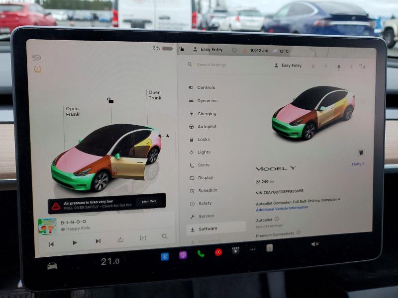 Продажа на аукционе авто 2023 Tesla Model Y, vin: 7SAYGDED8PF955855, номер лота: 46273676