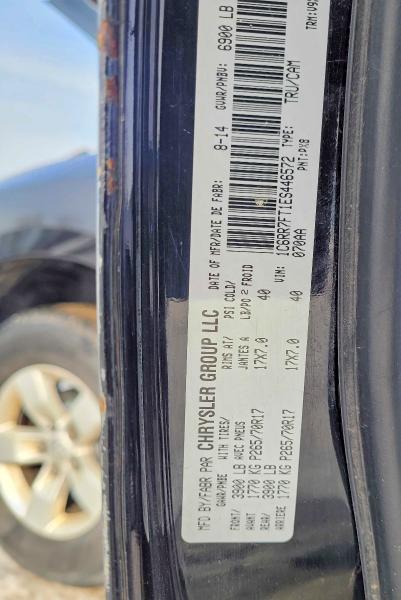 41970506 :رقم المزاد ، 1C6RR7FT1ES446572 vin ، 2014 Ram 1500 مزاد بيع