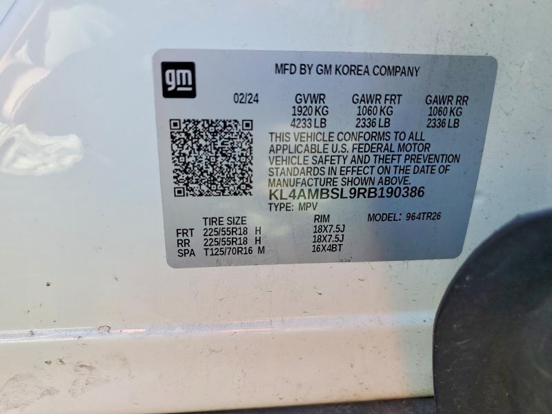 Продаж на аукціоні авто 2024 Buick Encore Gx, vin: KL4AMBSL9RB190386, номер лоту: 46824626