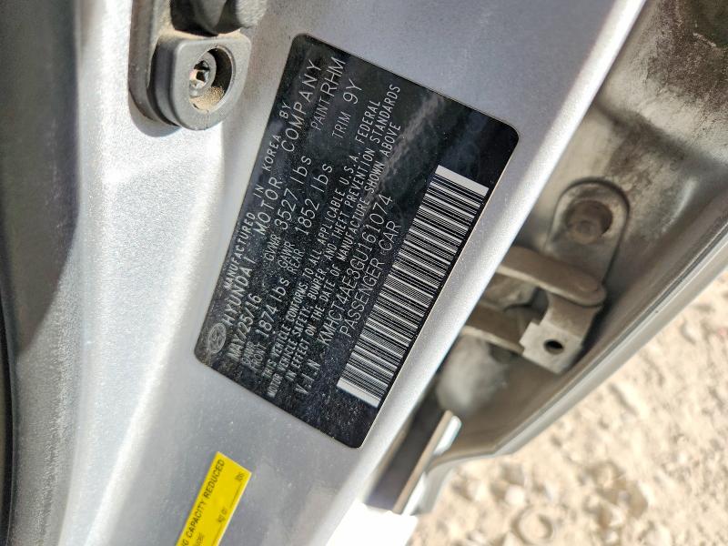 2016 Hyundai Accent მანქანა იყიდება აუქციონზე, vin: KMHCT4AE3GU161074, აუქციონის ნომერი: 46922266