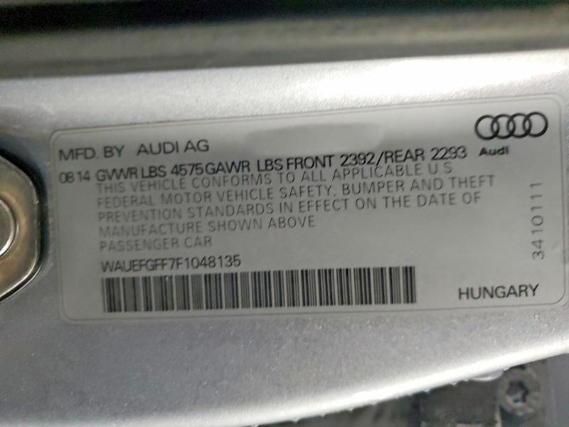 Продаж на аукціоні авто 2015 Audi A3, vin: WAUEFGFF7F1048135, номер лоту: 46044606