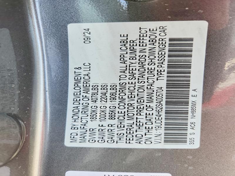 Aukcja sprzedaży 2025 Acura Integra, vin: 19UDE4H62SA005704, numer aukcji: 47641466
