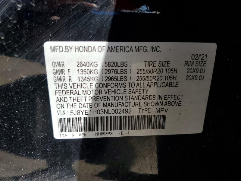 Продажа на аукционе авто 2022 Acura Mdx, vin: 5J8YE1H03NL002492, номер лота: 45799276