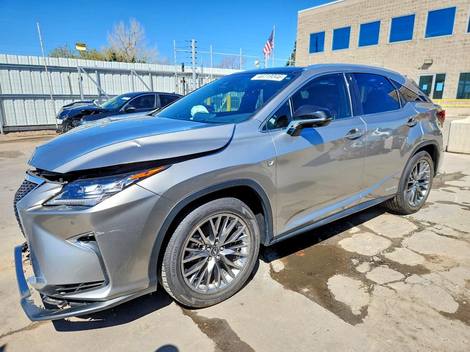 Auction sale of the 2019 Lexus Rx 450h, vin: 2T2BGMCA0KC032726, lot number: 46719346