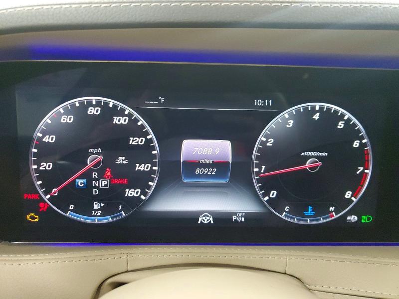 48014126 :رقم المزاد ، WDDUG6GB7KA454918 vin ، 2019 Mercedes-benz S مزاد بيع