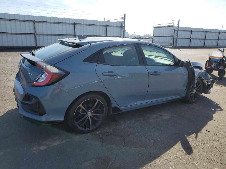 2021 Honda Civic მანქანა იყიდება აუქციონზე, vin: SHHFK7H45MU400937, აუქციონის ნომერი: 46183056