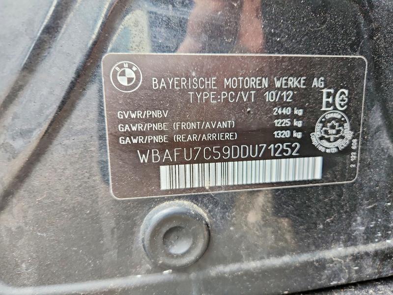 2013 Bmw 535 მანქანა იყიდება აუქციონზე, vin: WBAFU7C59DDU71252, აუქციონის ნომერი: 79214035