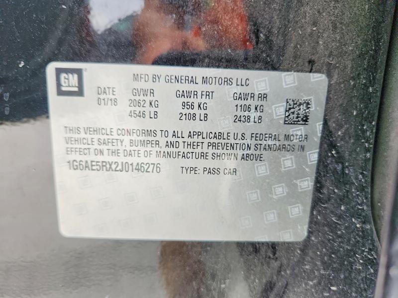 Aukcja sprzedaży 2018 Cadillac Ats, vin: 1G6AE5RX2J0146276, numer aukcji: 79243445