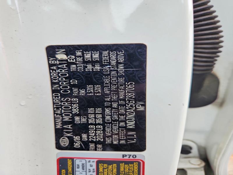 Aukcja sprzedaży 2016 Kia Soul, vin: KNDJN2A25G7387065, numer aukcji: 45496626