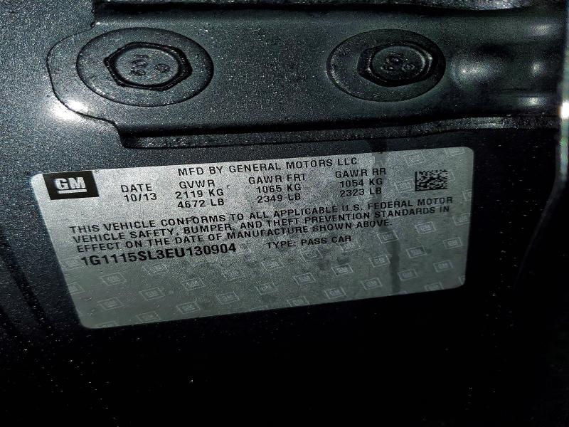 Продажа на аукционе авто 2014 Chevrolet Impala, vin: 1G1115SL3EU130904, номер лота: 79996175