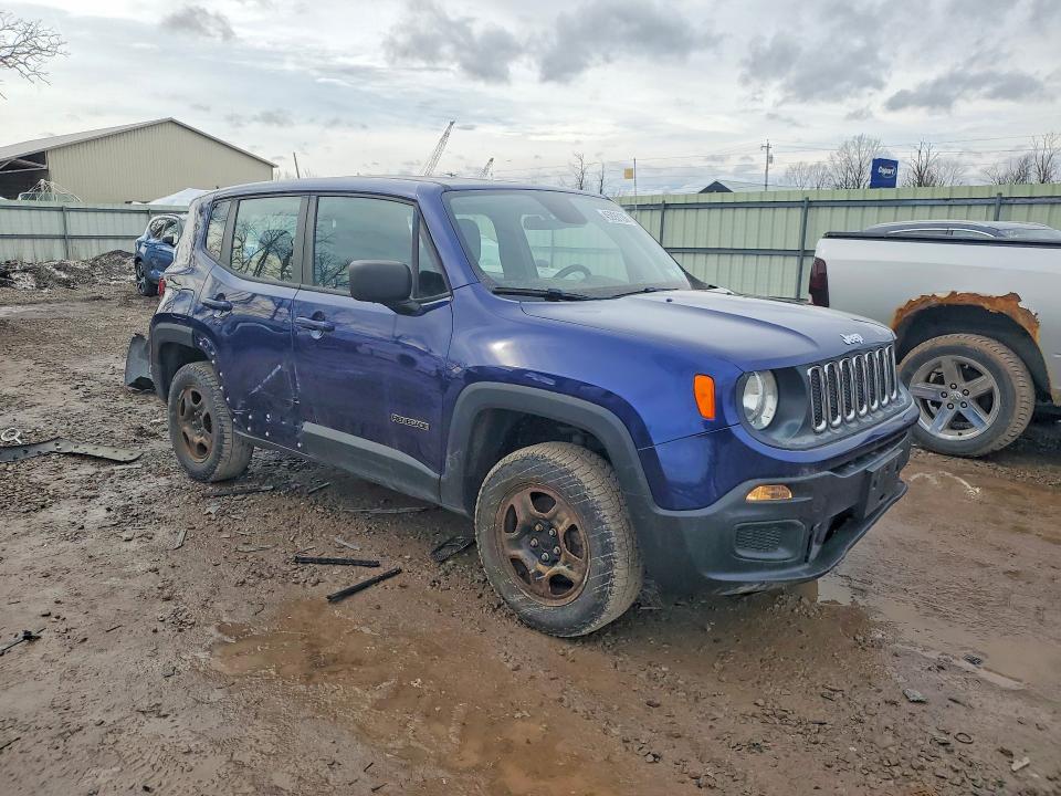 Продажа на аукционе авто 2018 Jeep Renegade, vin: ZACCJBAB5JPG72489, номер лота: 45926126