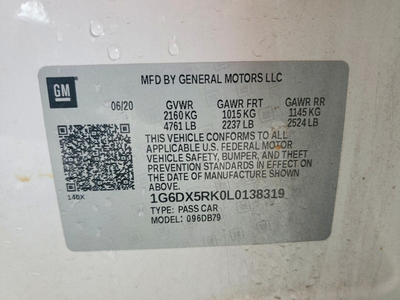 Продажа на аукционе авто 2020 Cadillac Ct5, vin: 1G6DX5RK0L0138319, номер лота: 41894756