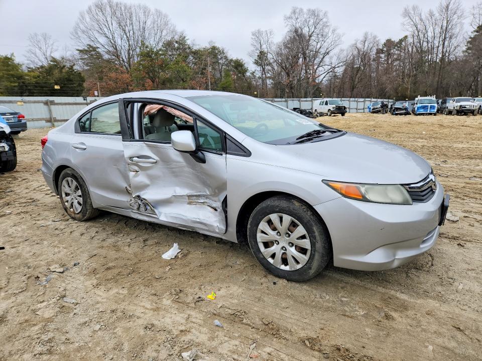 2012 Honda Civic მანქანა იყიდება აუქციონზე, vin: 19XFB2F54CE343571, აუქციონის ნომერი: 41939446