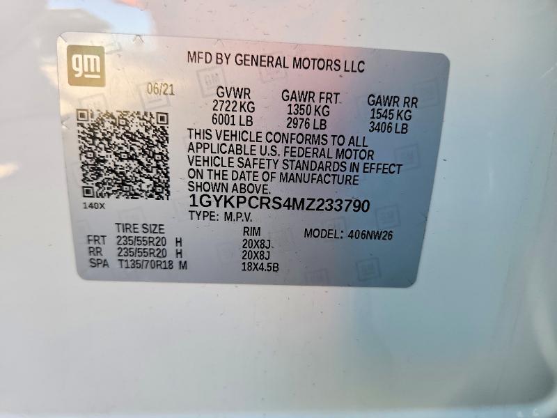 Продажа на аукционе авто 2021 Cadillac Xt6, vin: 1GYKPCRS4MZ233790, номер лота: 41823226