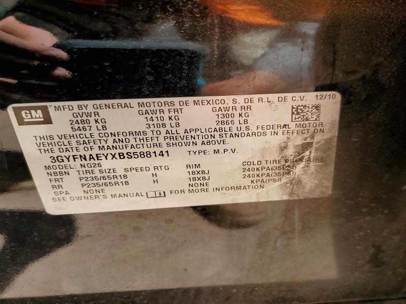 Продаж на аукціоні авто 2011 Cadillac Srx, vin: 3GYFNAEYXBS588141, номер лоту: 47426196