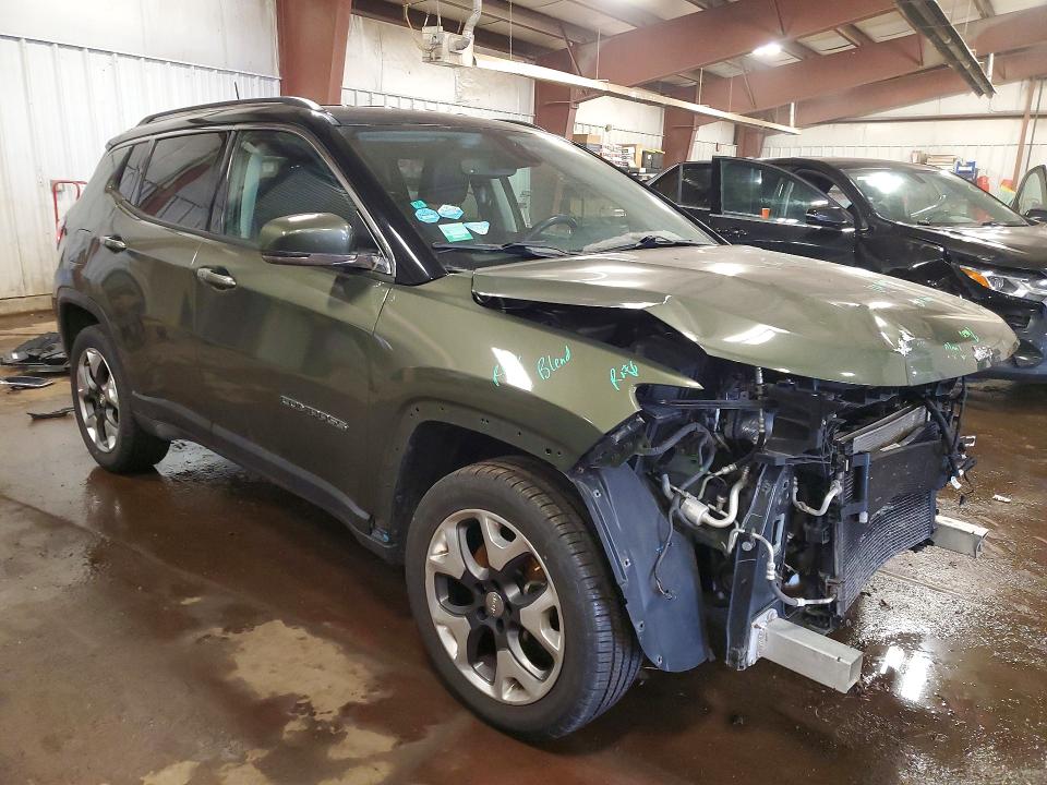 2018 Jeep Compass მანქანა იყიდება აუქციონზე, vin: 3C4NJDCB7JT435061, აუქციონის ნომერი: 46731656