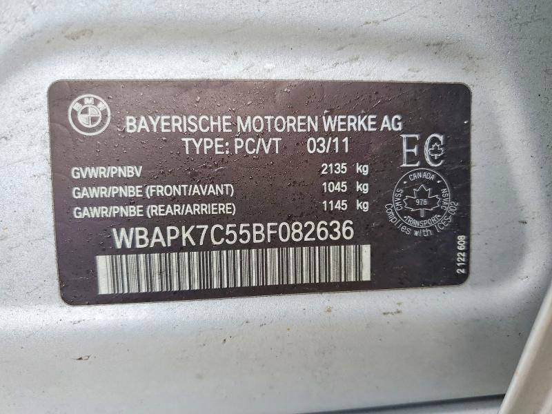 Продажа на аукционе авто 2011 Bmw 328, vin: WBAPK7C55BF082636, номер лота: 41716796