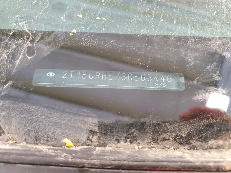 Aukcja sprzedaży 2016 Toyota Corolla, vin: 2T1BURHE1GC563446, numer aukcji: 46946896