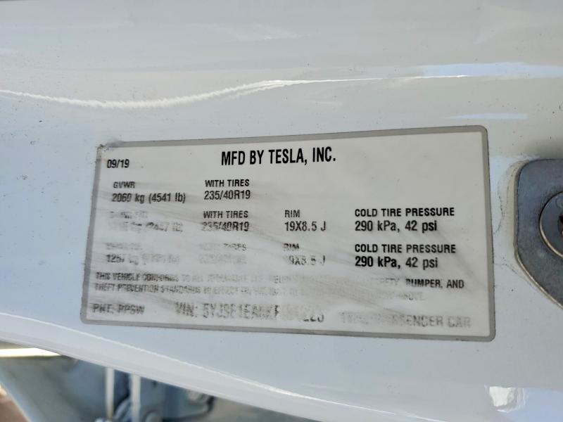 Aukcja sprzedaży 2019 Tesla Model 3, vin: 5YJ3E1EA0KF431223, numer aukcji: 41720106