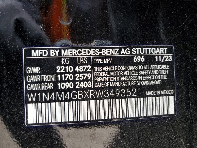 Продаж на аукціоні авто 2024 Mercedes-benz Glb, vin: W1N4M4GBXRW349352, номер лоту: 47836036