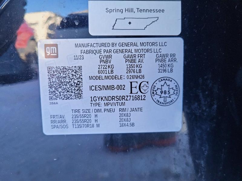 Продажа на аукционе авто 2024 Cadillac Xt5, vin: 1GYKNDRS0RZ716812, номер лота: 79541035