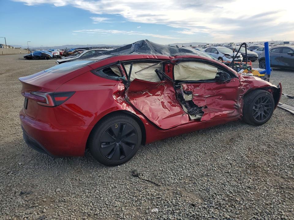 2025 Tesla Model 3 მანქანა იყიდება აუქციონზე, vin: 5YJ3E1EA7SF026542, აუქციონის ნომერი: 79555585