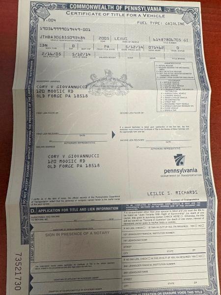 Продажа на аукционе авто 2005 Lexus Es 330, vin: JTHBA30G855095484, номер лота: 47258756