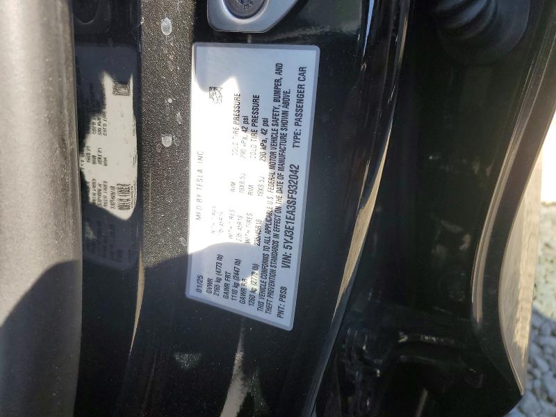 2025 Tesla Model 3 მანქანა იყიდება აუქციონზე, vin: 5YJ3E1EA3SF932042, აუქციონის ნომერი: 45813366
