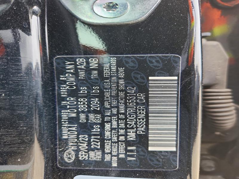 Продажа на аукционе авто 2024 Hyundai Elantra, vin: KMHLS4DG7RU653142, номер лота: 48310196