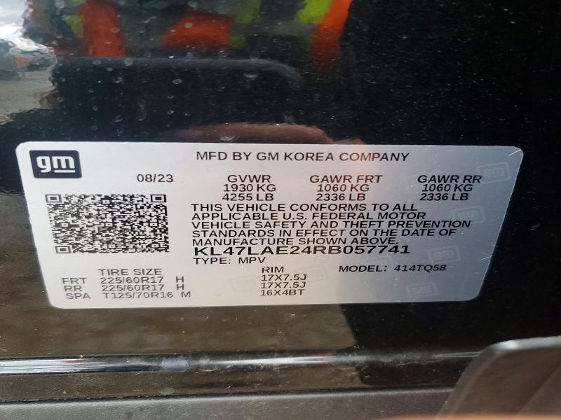Aukcja sprzedaży 2024 Buick Envista, vin: KL47LAE24RB057741, numer aukcji: 79749275