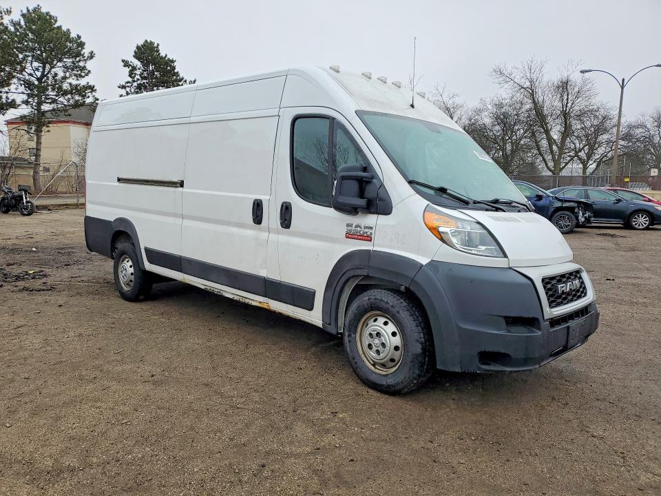 2019 Ram Promaster 3500 მანქანა იყიდება აუქციონზე, vin: 3C6URVJG0KE555712, აუქციონის ნომერი: 79625725