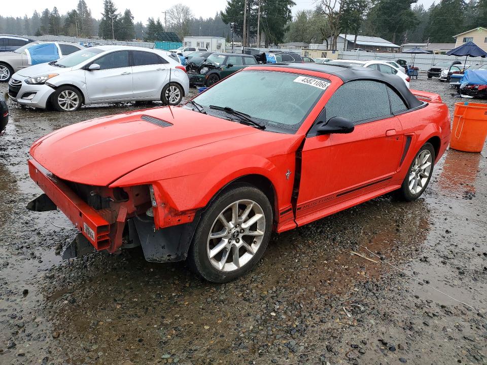 2000 Ford Mustang მანქანა იყიდება აუქციონზე, vin: 1FAFP444XYF122194, აუქციონის ნომერი: 45821066